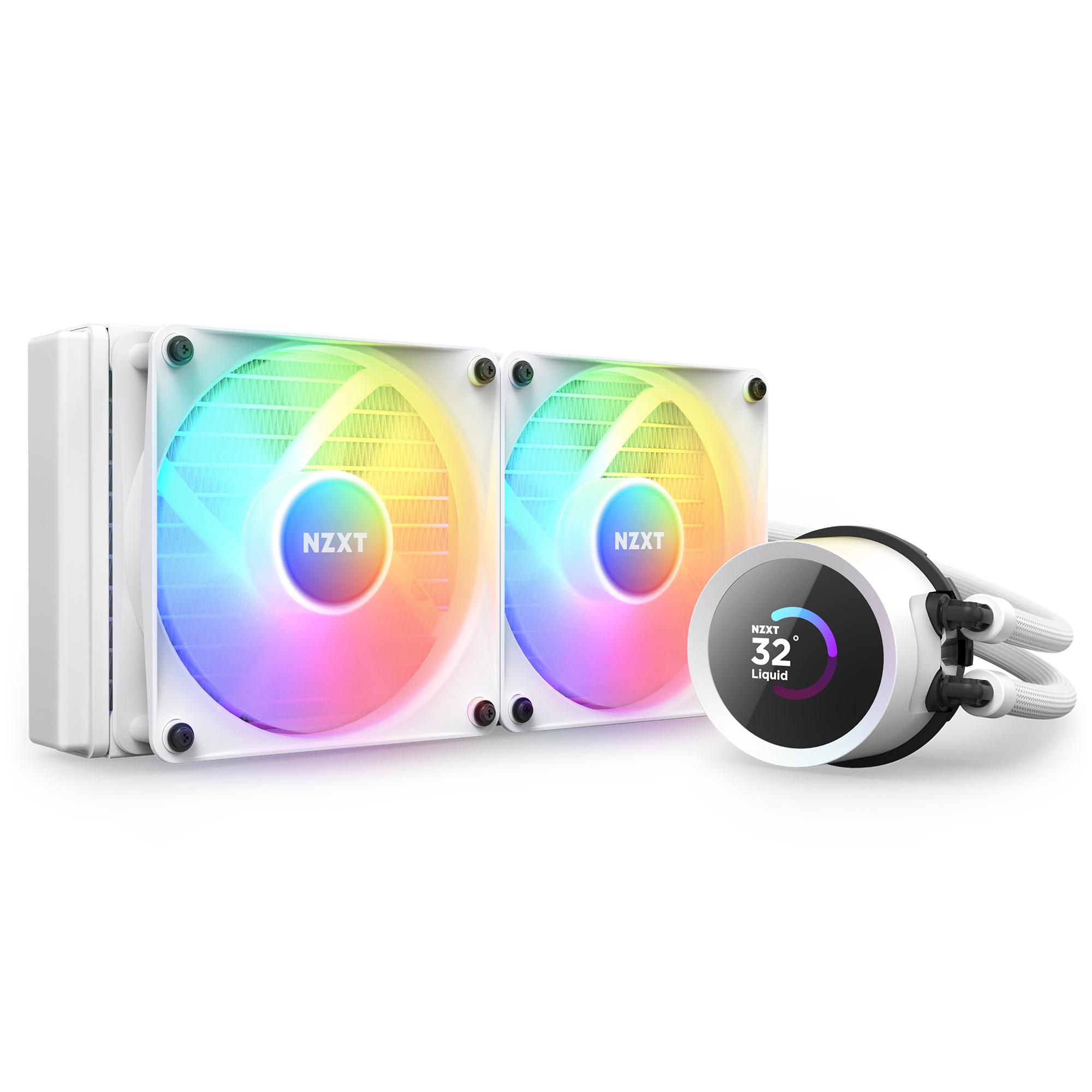 Водно охлаждане за процесор NZXT Kraken 240 RGB White