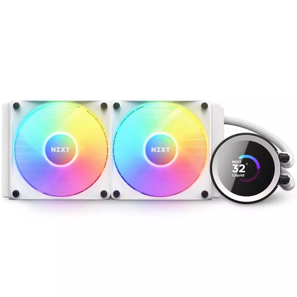 Водно охлаждане за процесор NZXT Kraken 240 RGB White