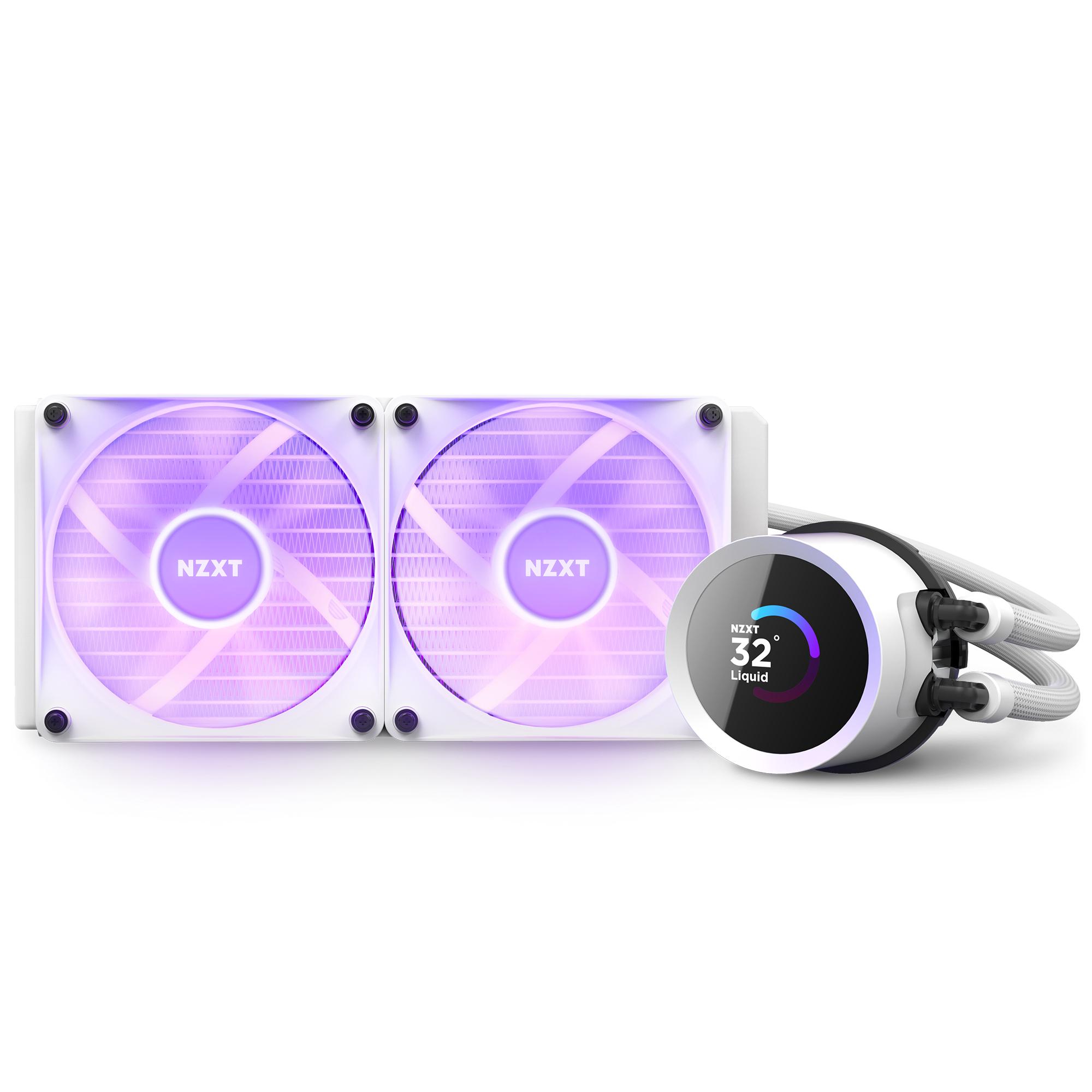 Водно охлаждане за процесор NZXT Kraken 240 RGB White
