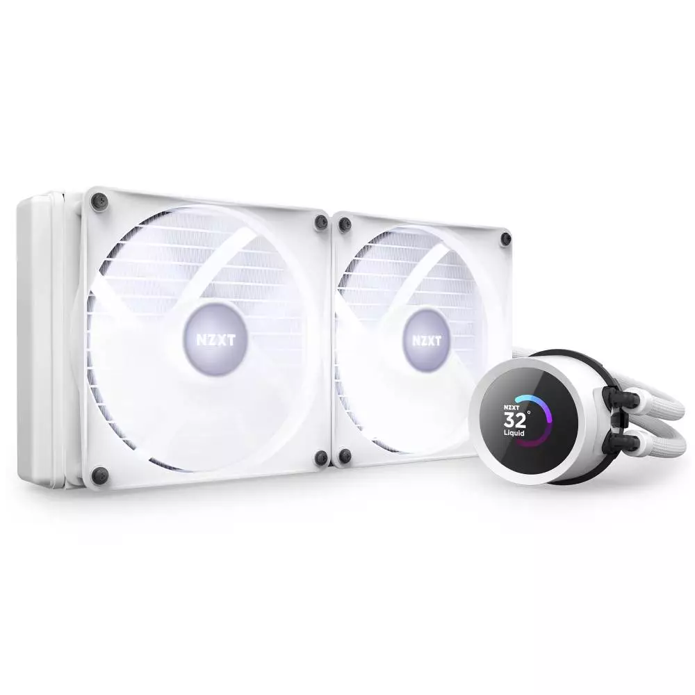 Водно охлаждане за процесор NZXT Kraken 240 RGB White