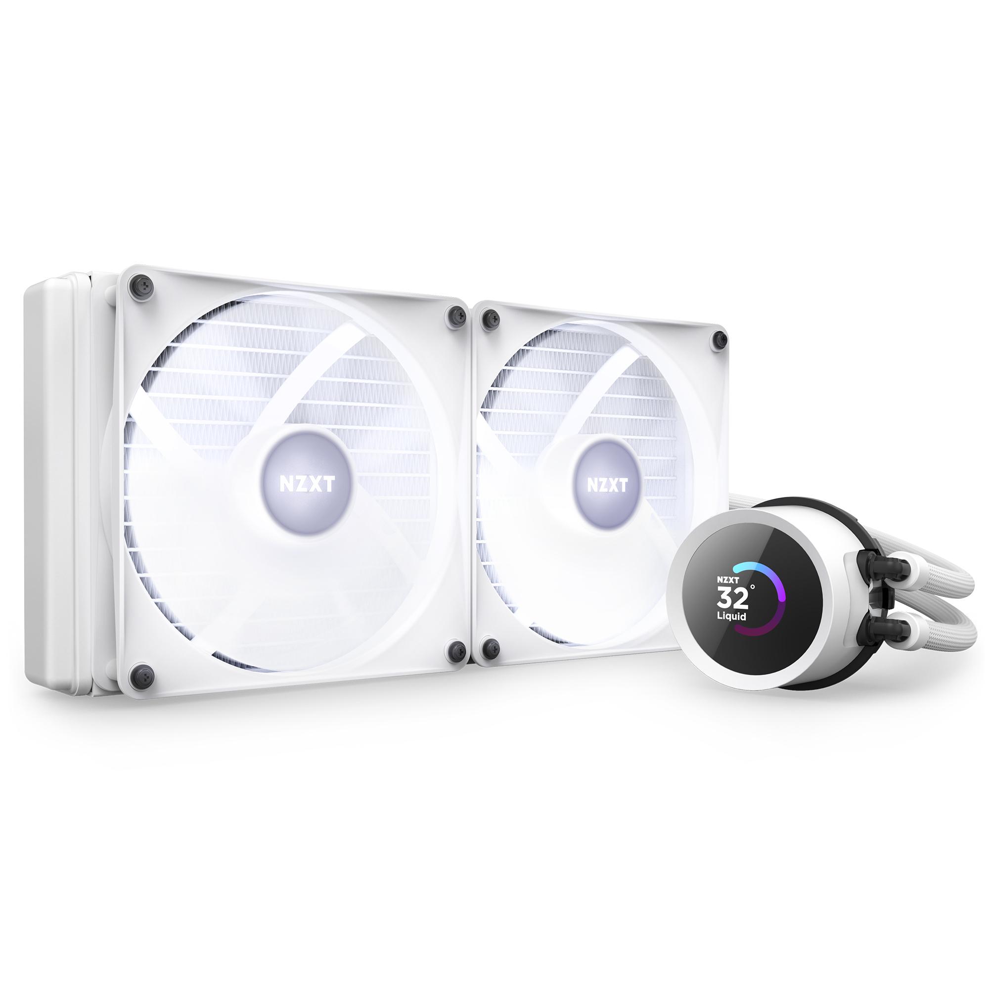 Водно охлаждане за процесор NZXT Kraken 240 RGB White