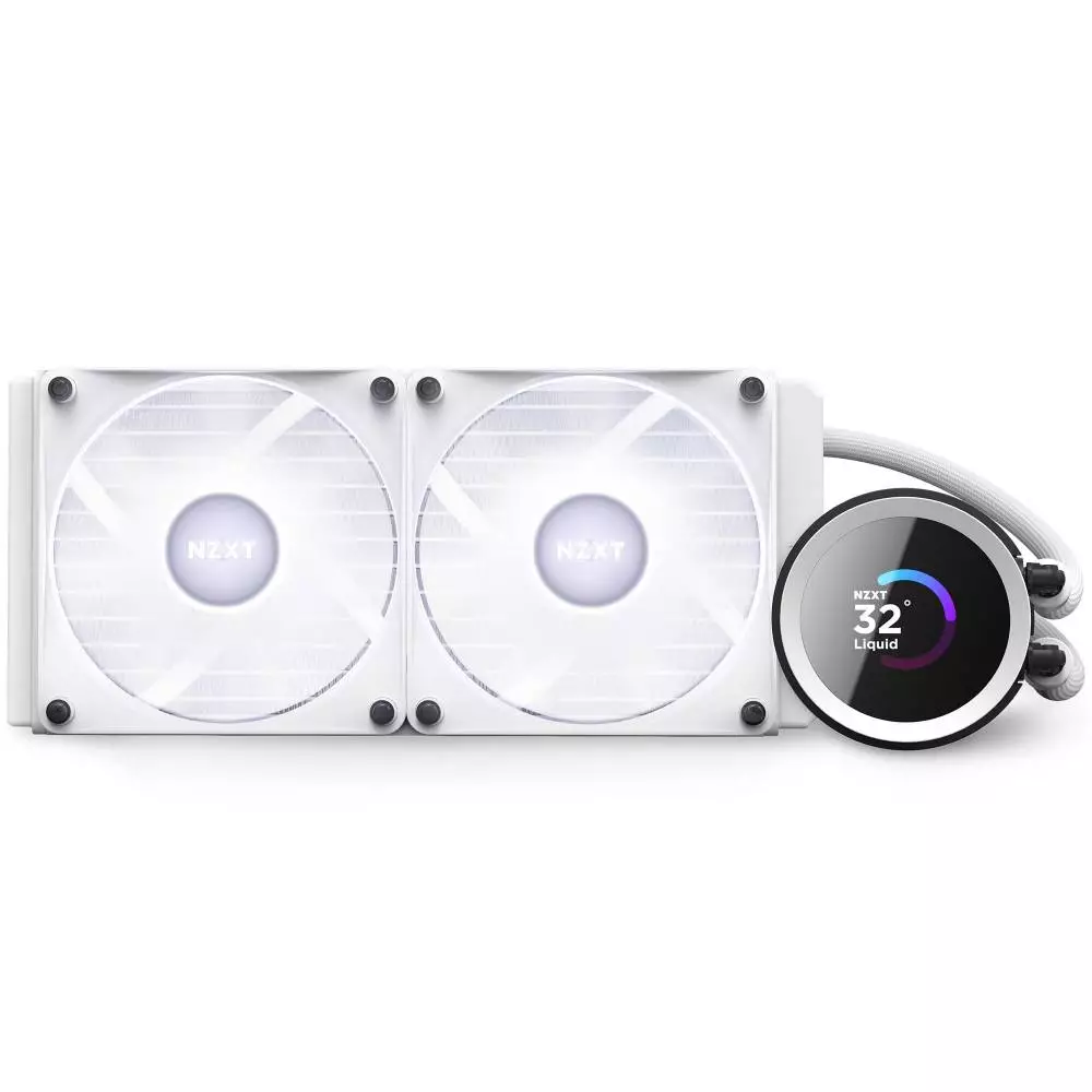 Водно охлаждане за процесор NZXT Kraken 240 RGB White