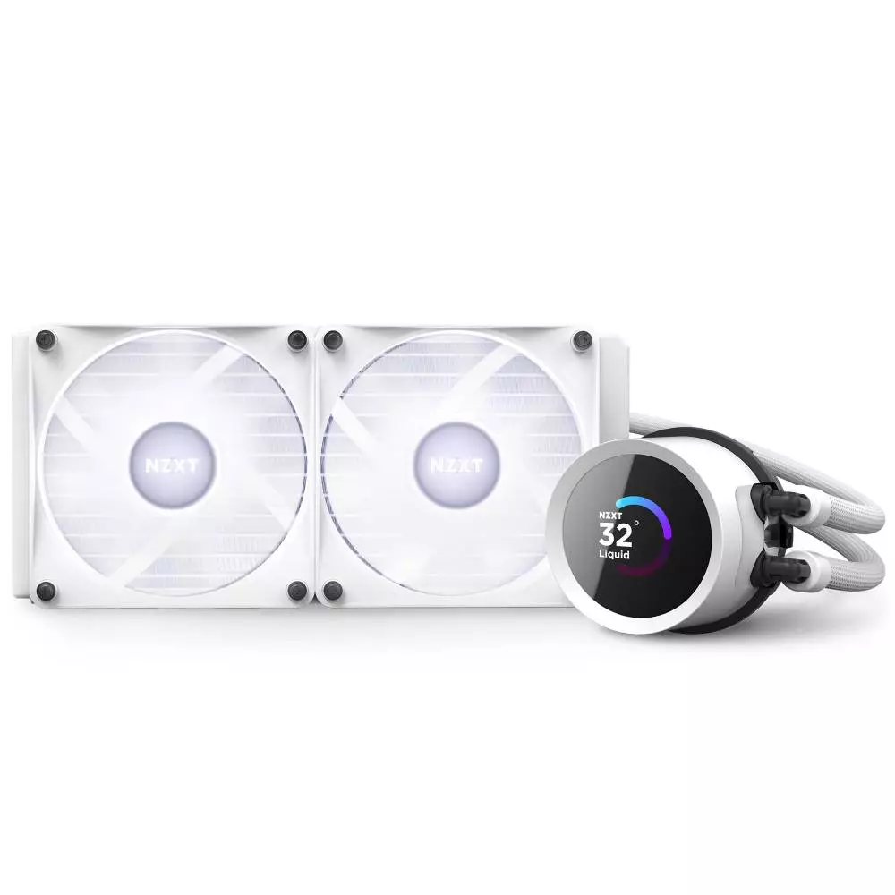 Водно охлаждане за процесор NZXT Kraken 240 RGB White