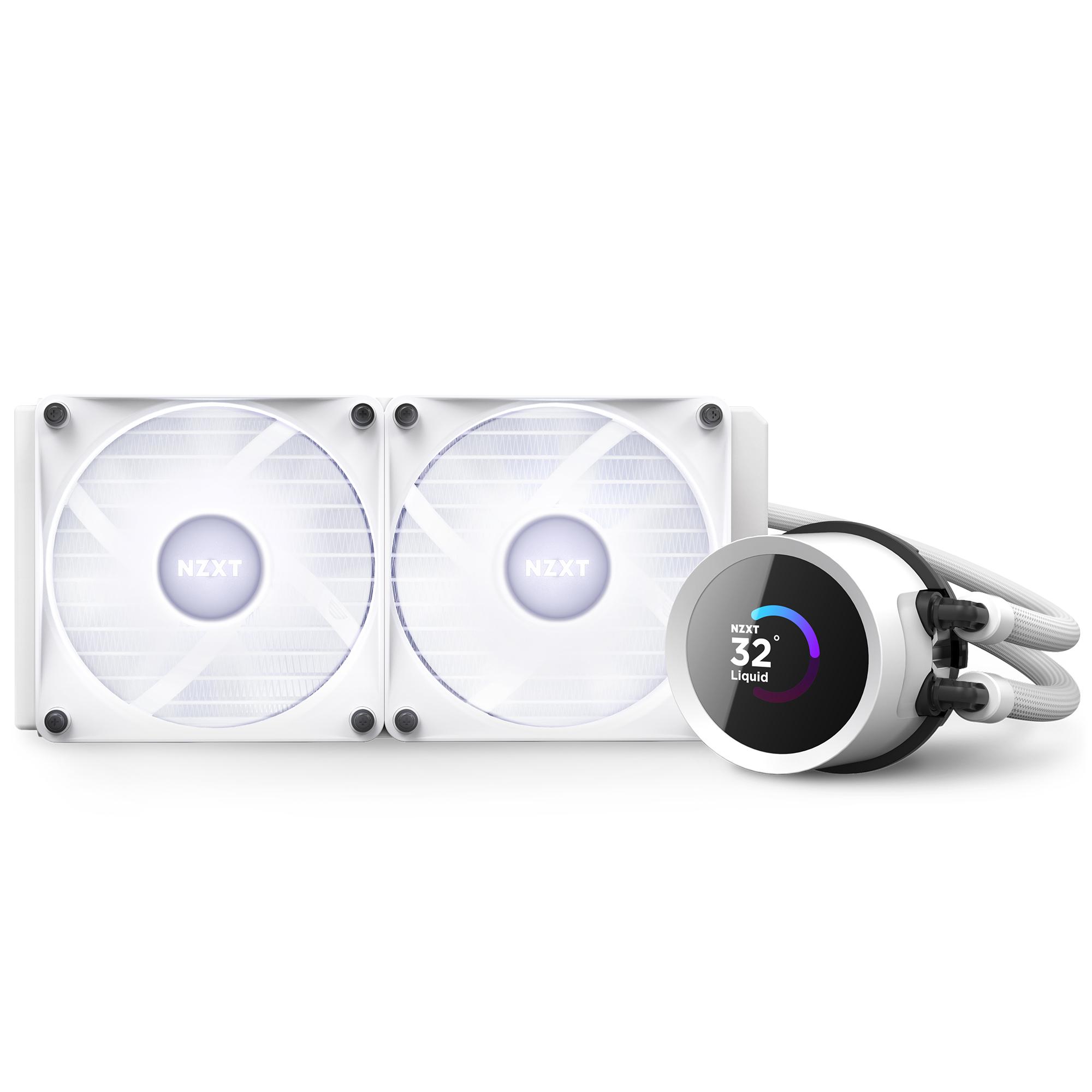 Водно охлаждане за процесор NZXT Kraken 240 RGB White