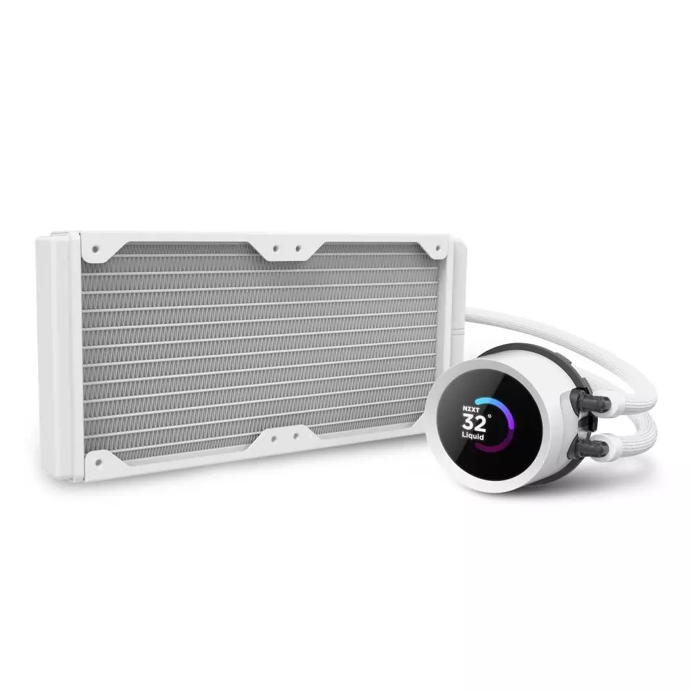 Водно охлаждане за процесор NZXT Kraken 240 RGB White
