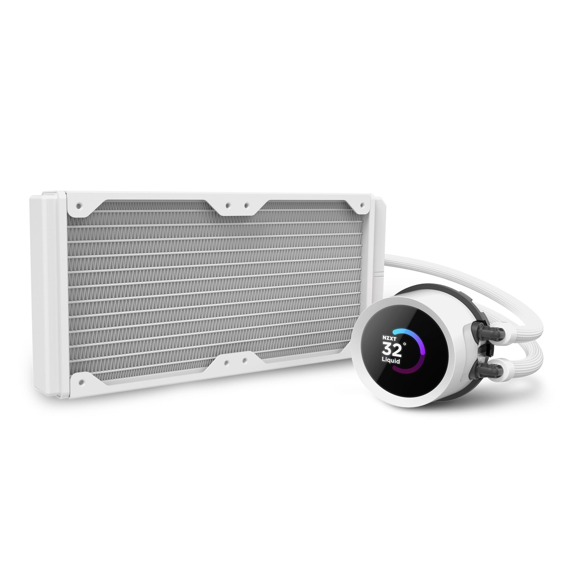 Водно охлаждане за процесор NZXT Kraken 240 RGB White
