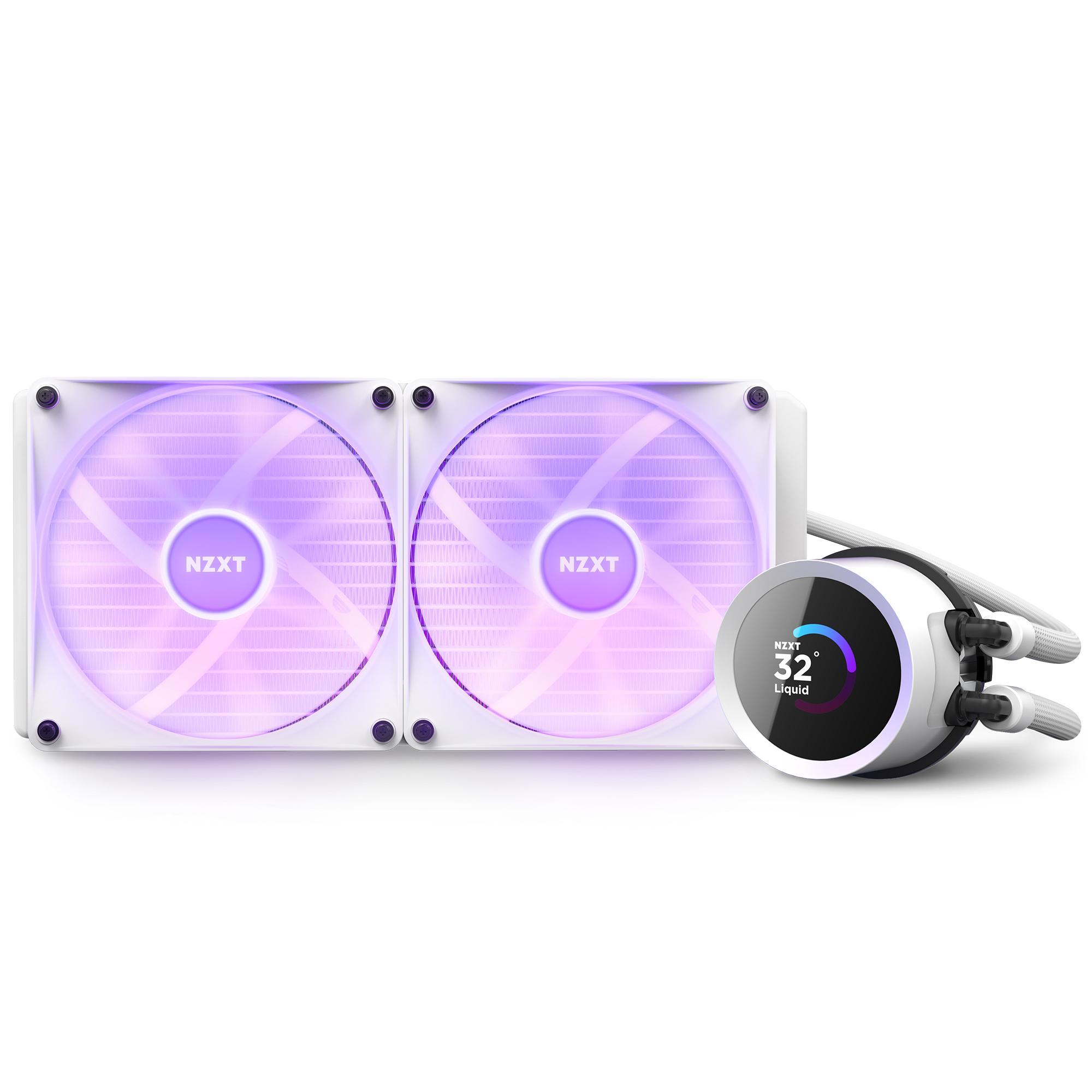 Водно охлаждане за процесор NZXT Kraken 280 RGB White