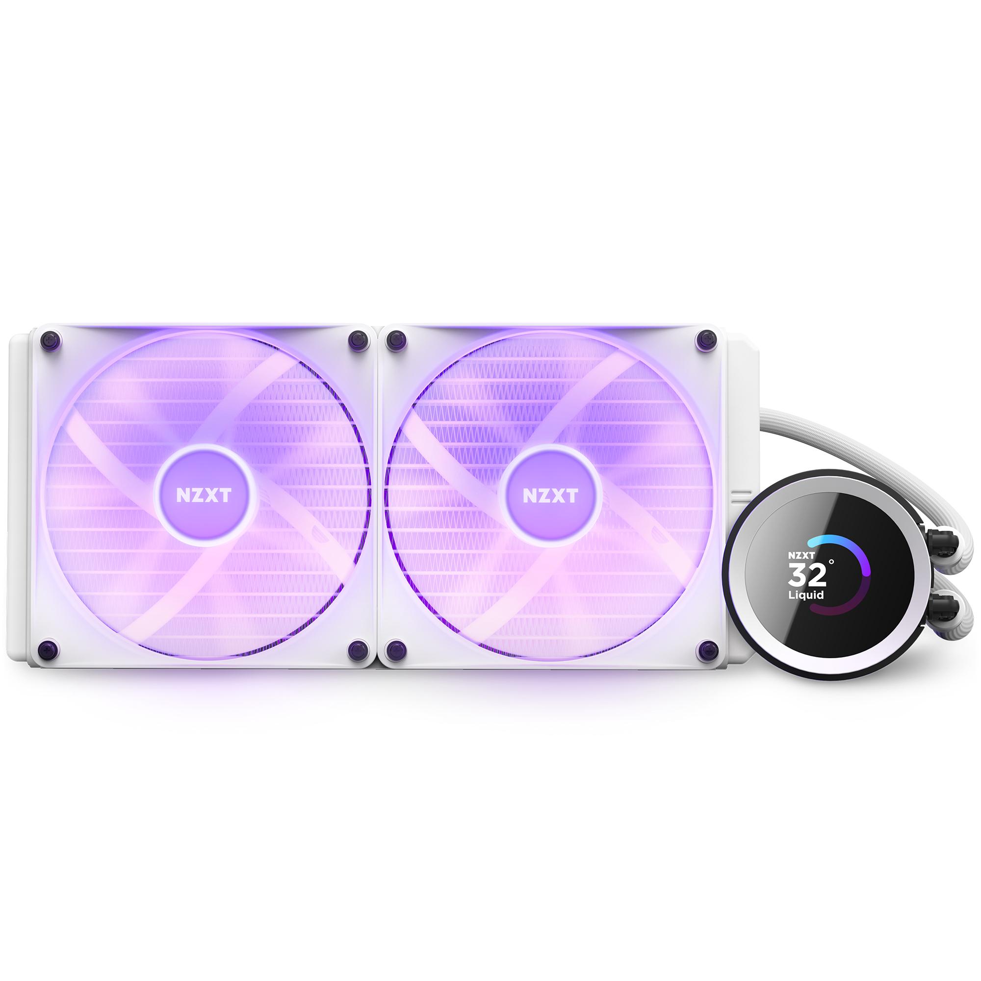Водно охлаждане за процесор NZXT Kraken 280 RGB White