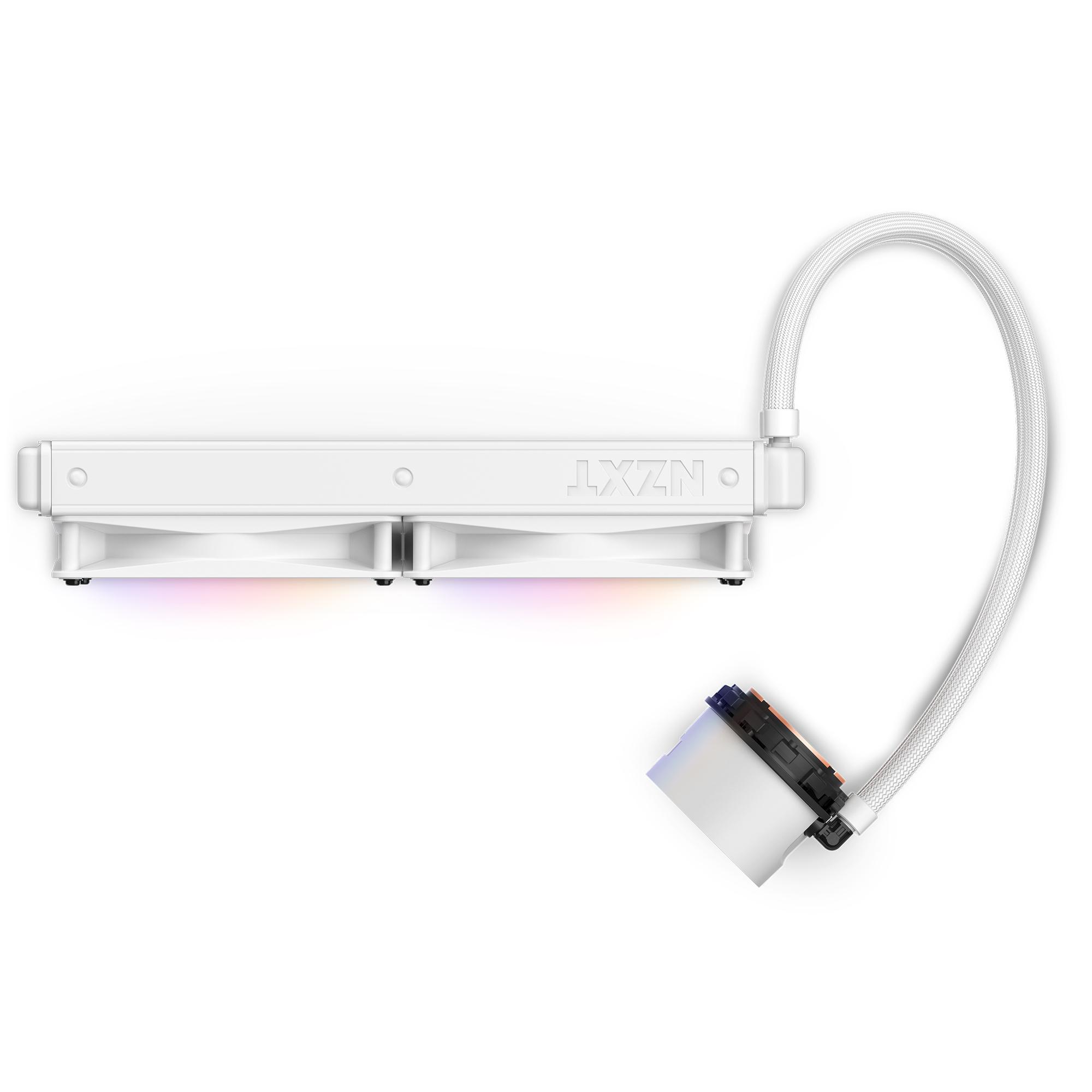 Водно охлаждане за процесор NZXT Kraken 280 RGB White