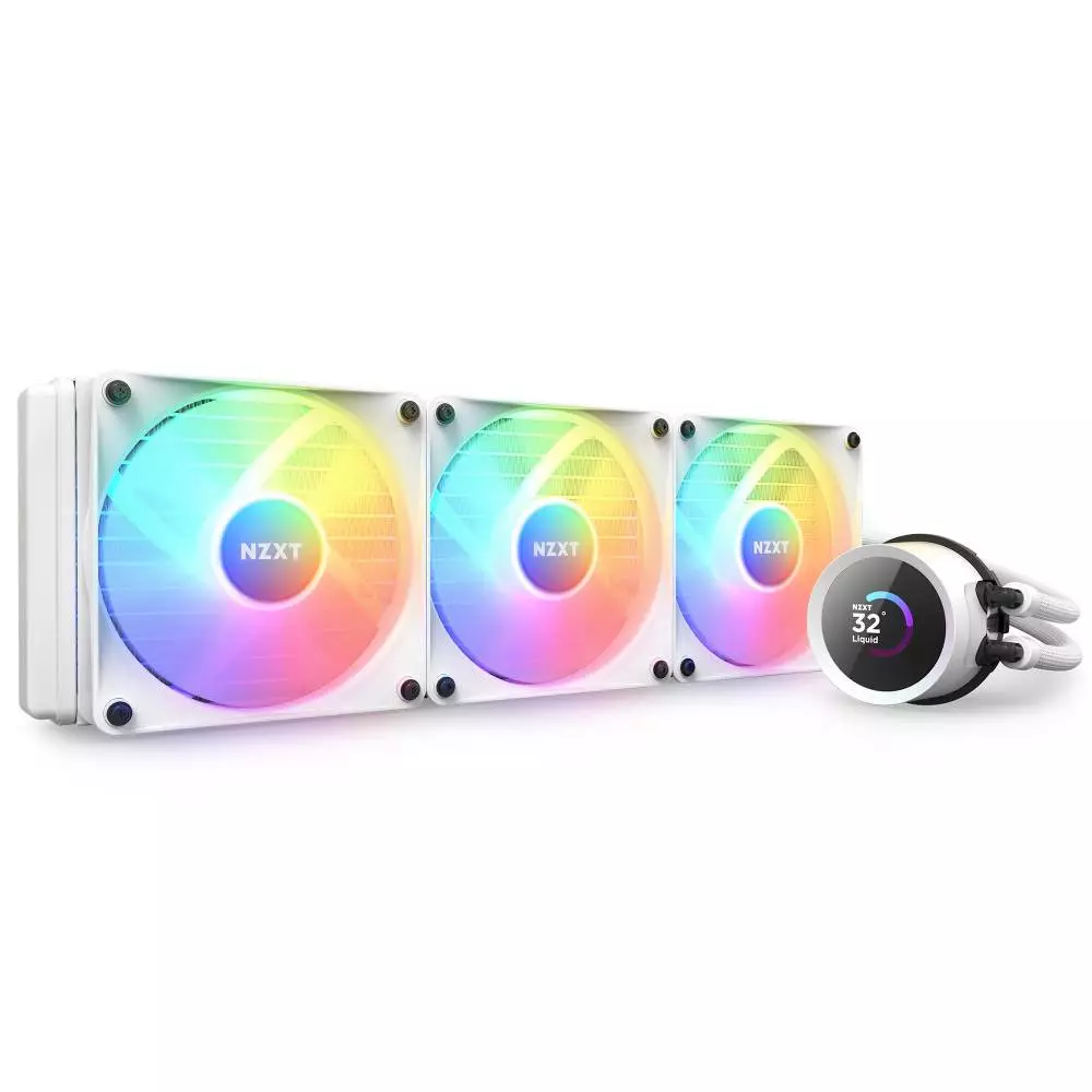 Водно охлаждане за процесор NZXT Kraken 360 RGB White