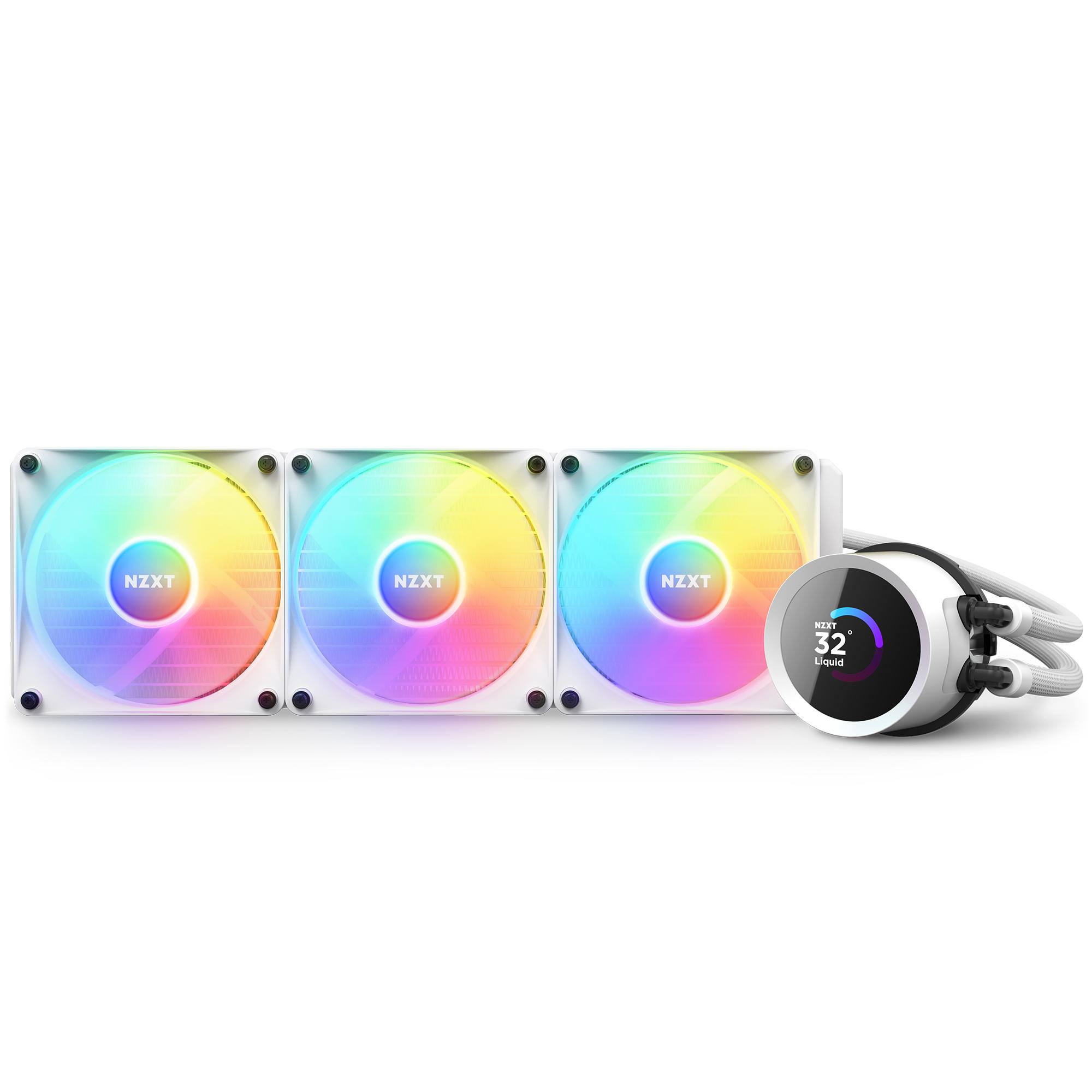 Водно охлаждане за процесор NZXT Kraken 360 RGB White