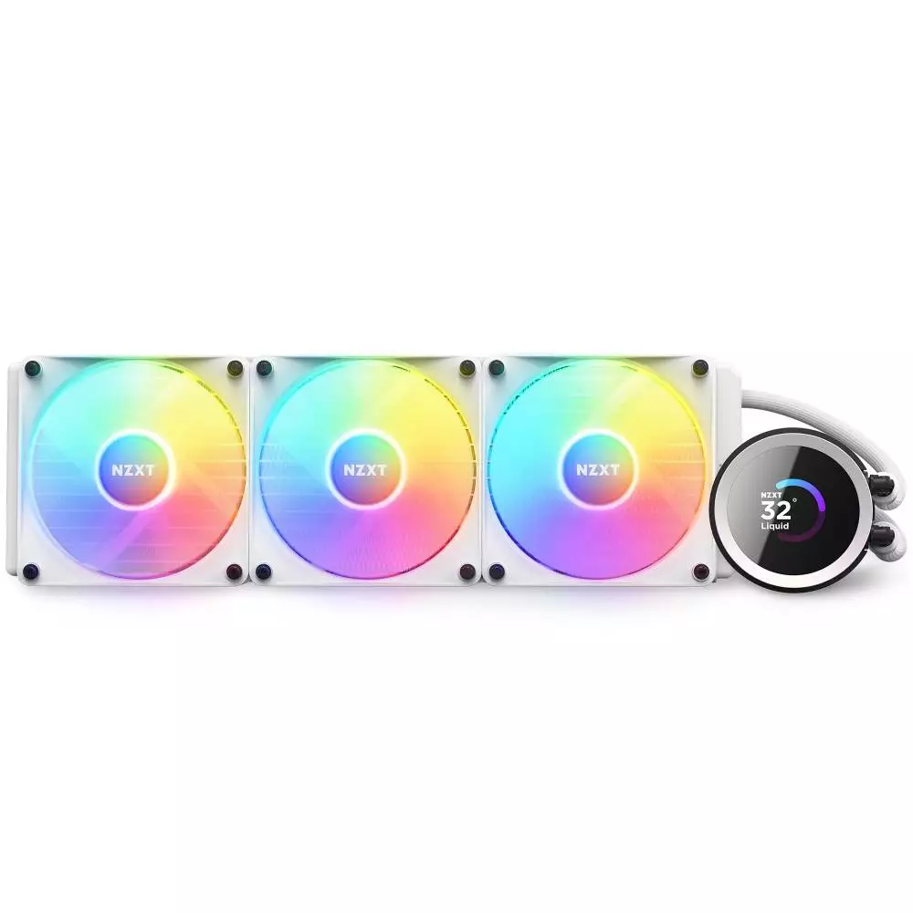 Водно охлаждане за процесор NZXT Kraken 360 RGB White