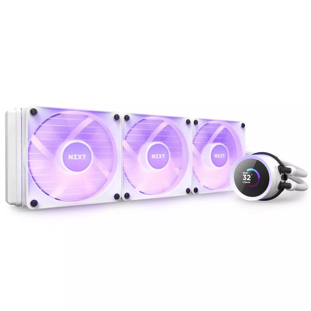 Водно охлаждане за процесор NZXT Kraken 360 RGB White