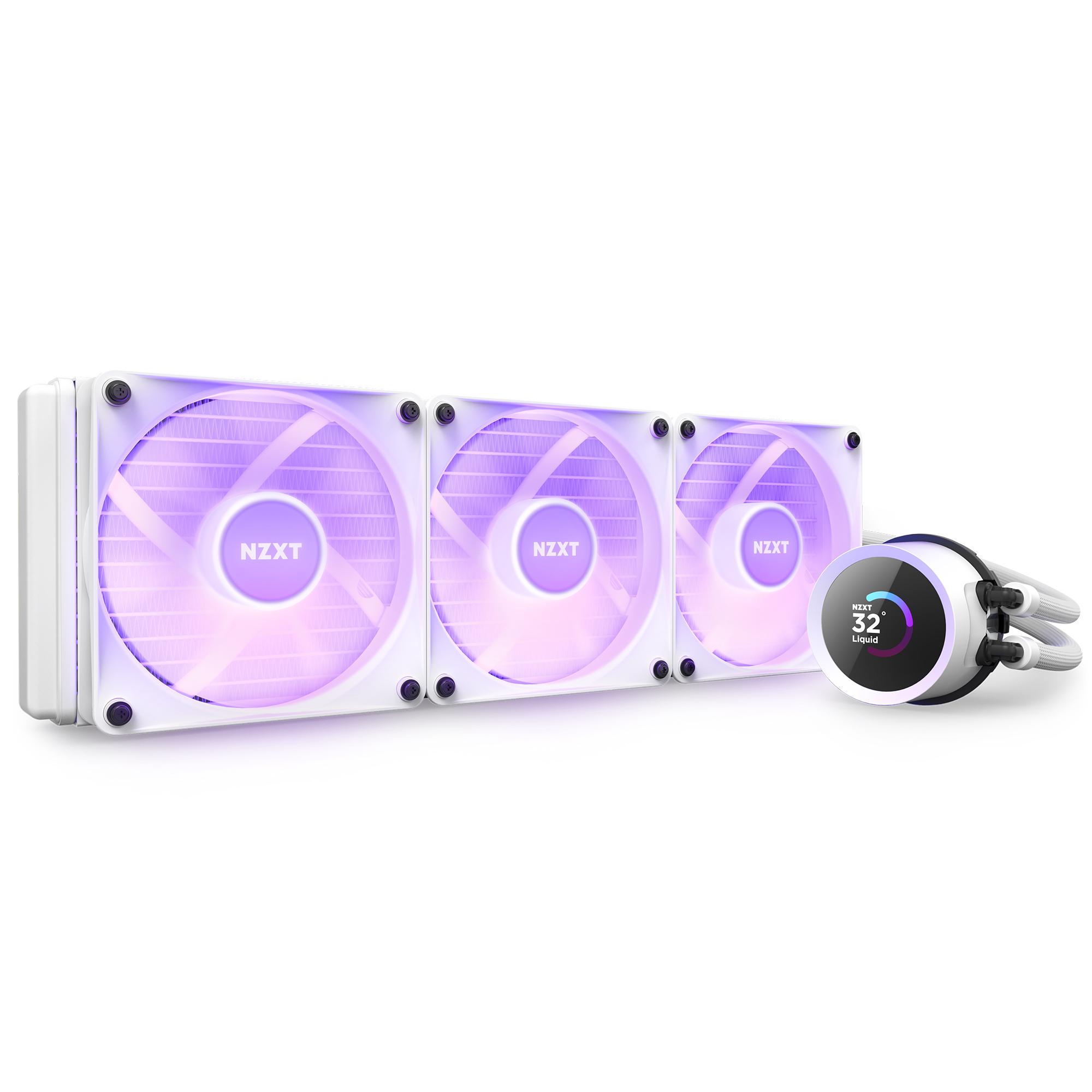 Водно охлаждане за процесор NZXT Kraken 360 RGB White