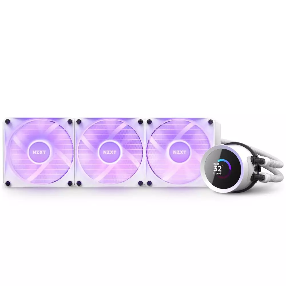 Водно охлаждане за процесор NZXT Kraken 360 RGB White