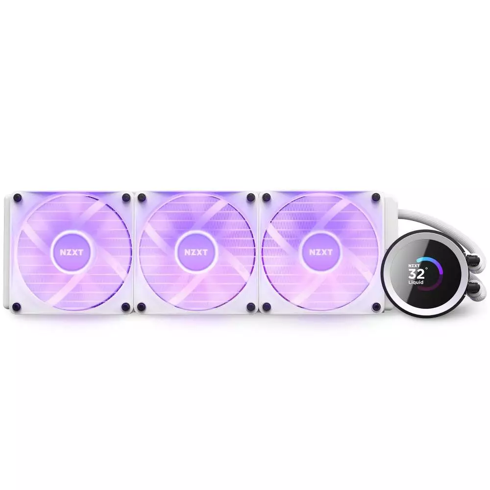 Водно охлаждане за процесор NZXT Kraken 360 RGB White
