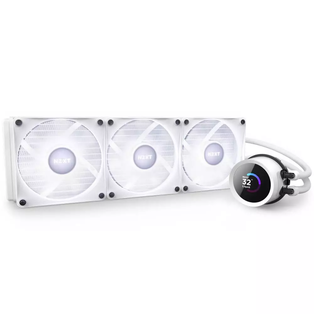 Водно охлаждане за процесор NZXT Kraken 360 RGB White