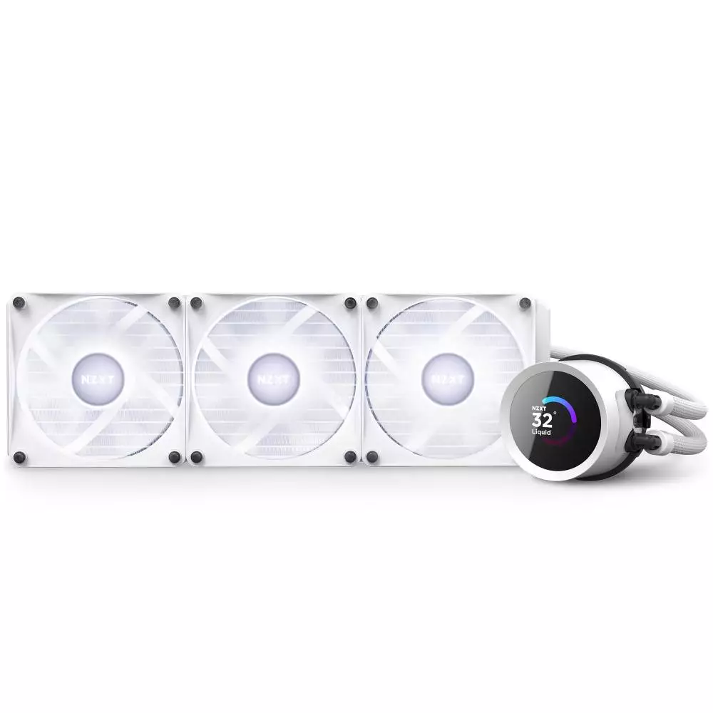 Водно охлаждане за процесор NZXT Kraken 360 RGB White