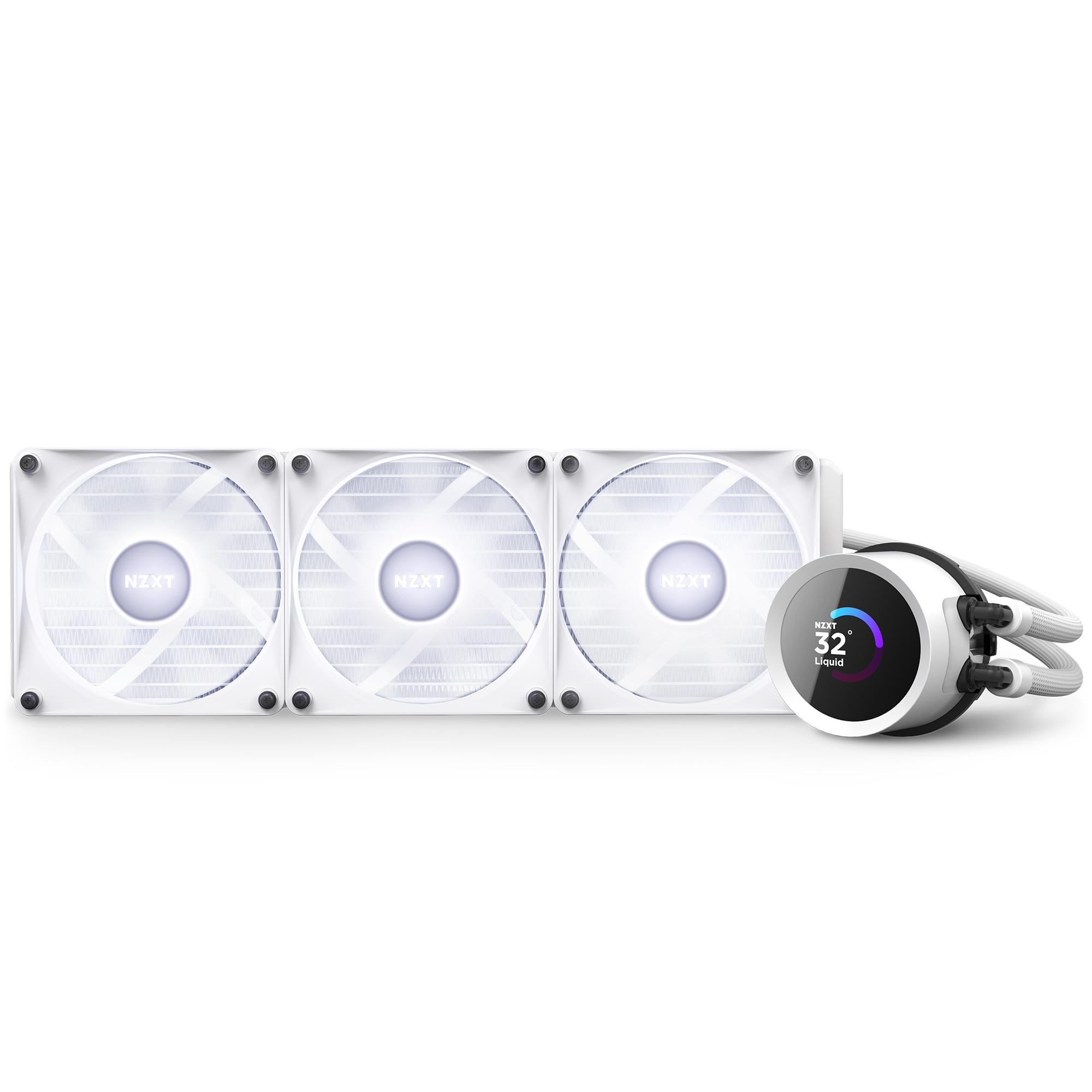 Водно охлаждане за процесор NZXT Kraken 360 RGB White