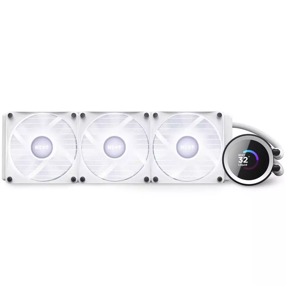 Водно охлаждане за процесор NZXT Kraken 360 RGB White