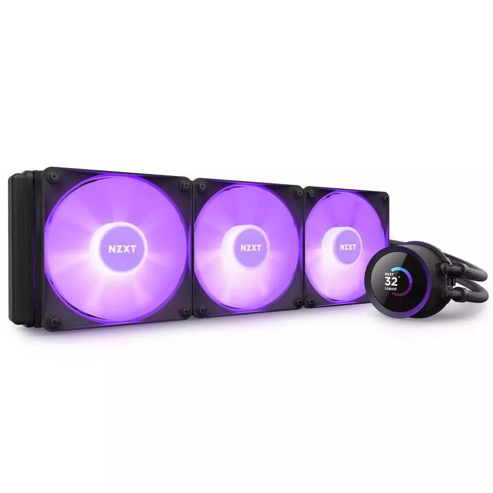 Водно охлаждане за процесор NZXT Kraken 360 RGB Black