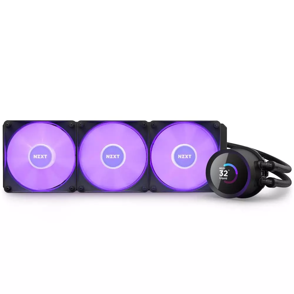 Водно охлаждане за процесор NZXT Kraken 360 RGB Black