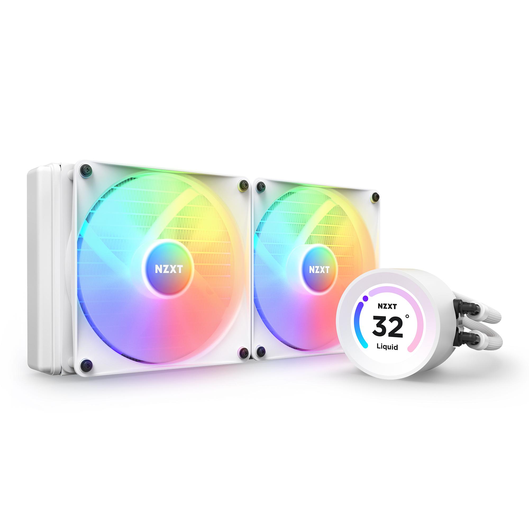 Водно охлаждане за процесор NZXT Kraken Elite RGB 280 White