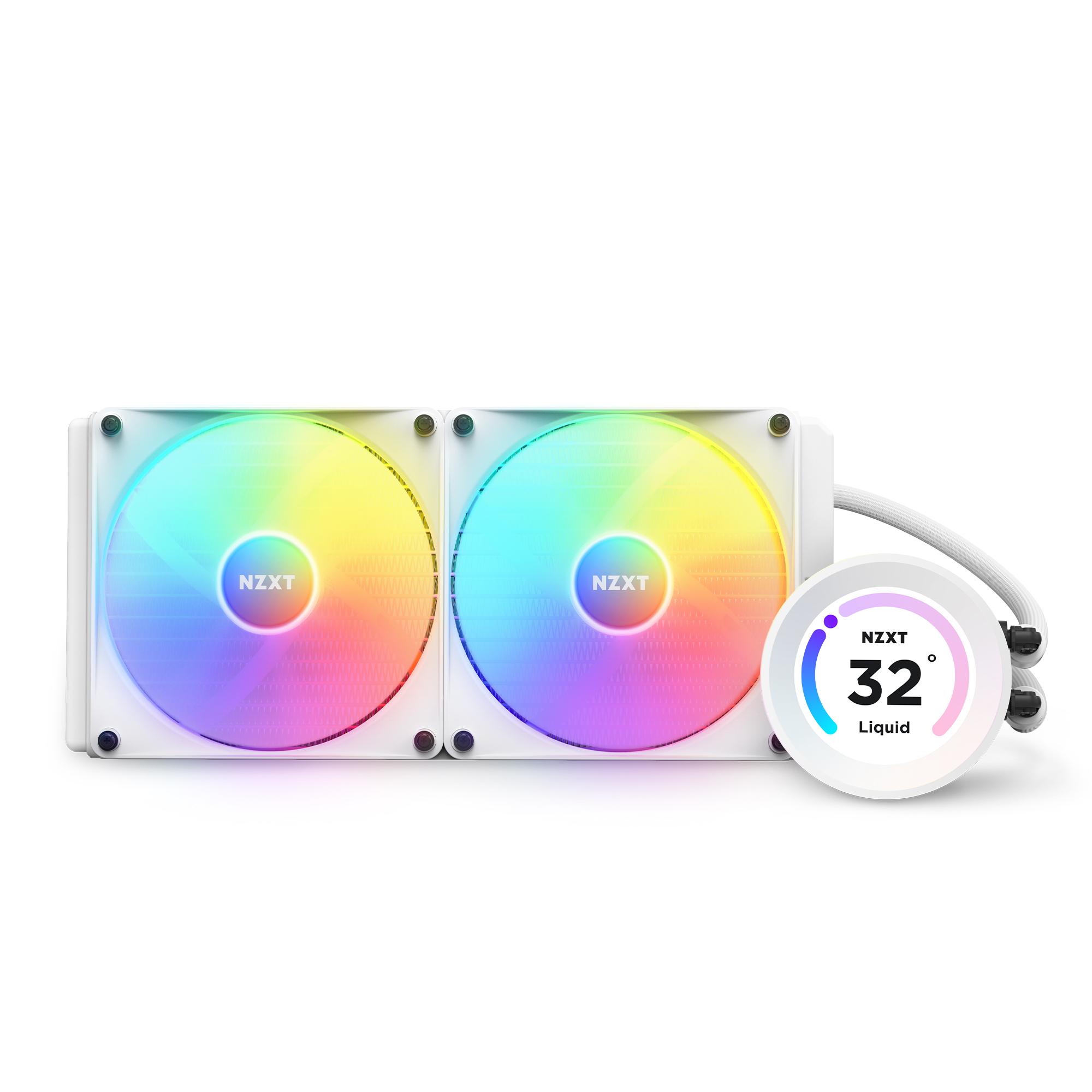 Водно охлаждане за процесор NZXT Kraken Elite RGB 280 White