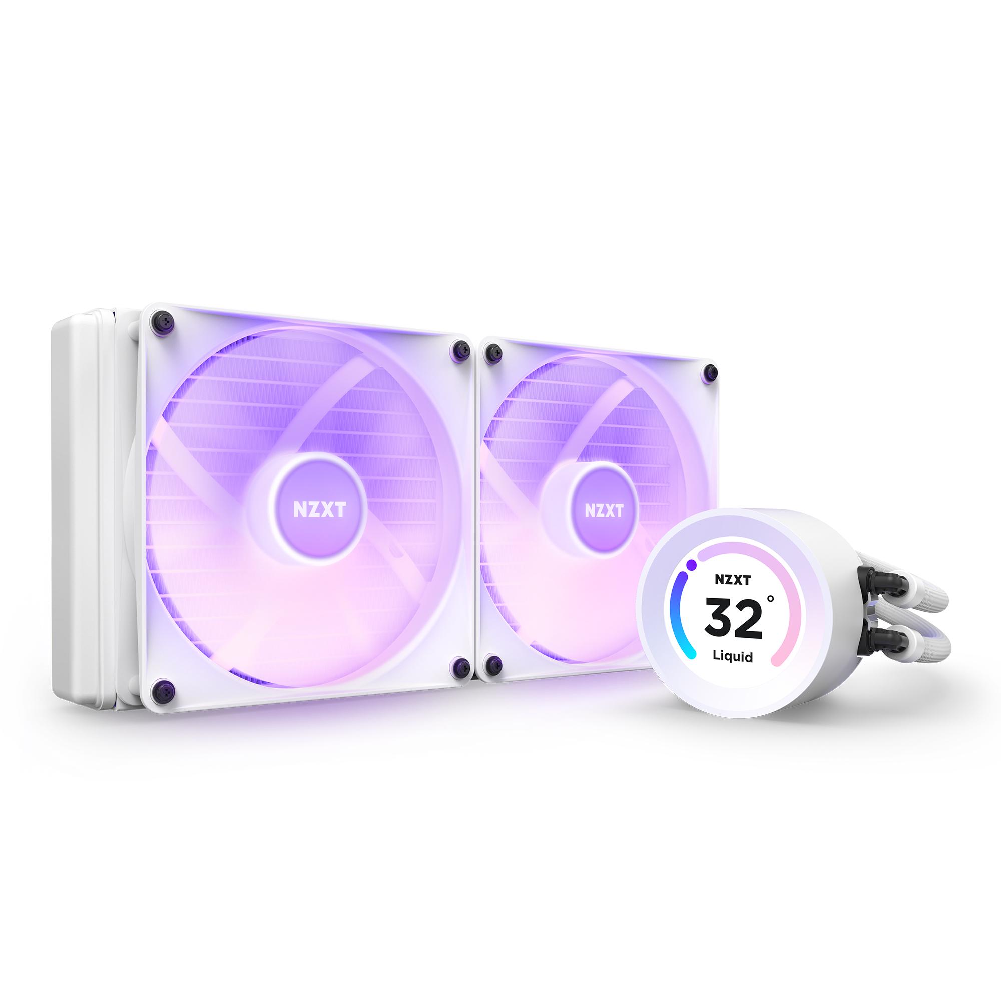Водно охлаждане за процесор NZXT Kraken Elite RGB 280 White