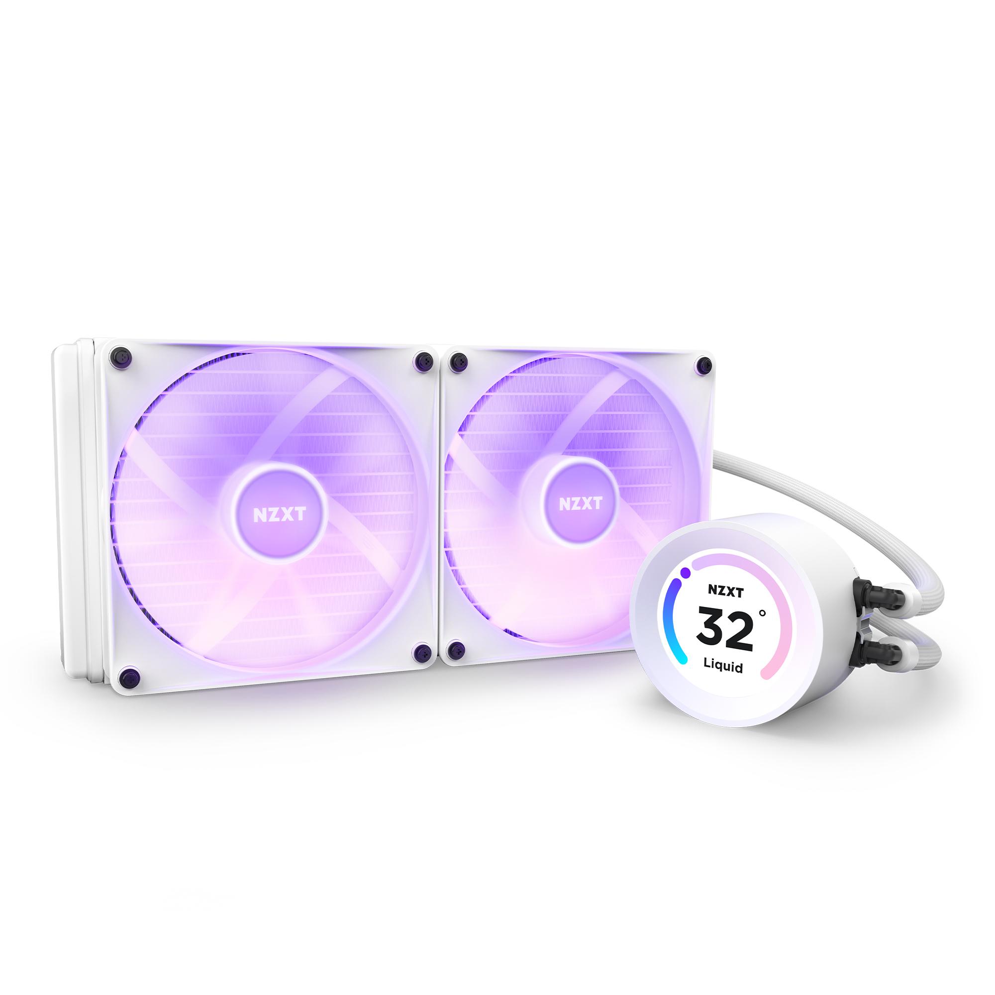 Водно охлаждане за процесор NZXT Kraken Elite RGB 280 White