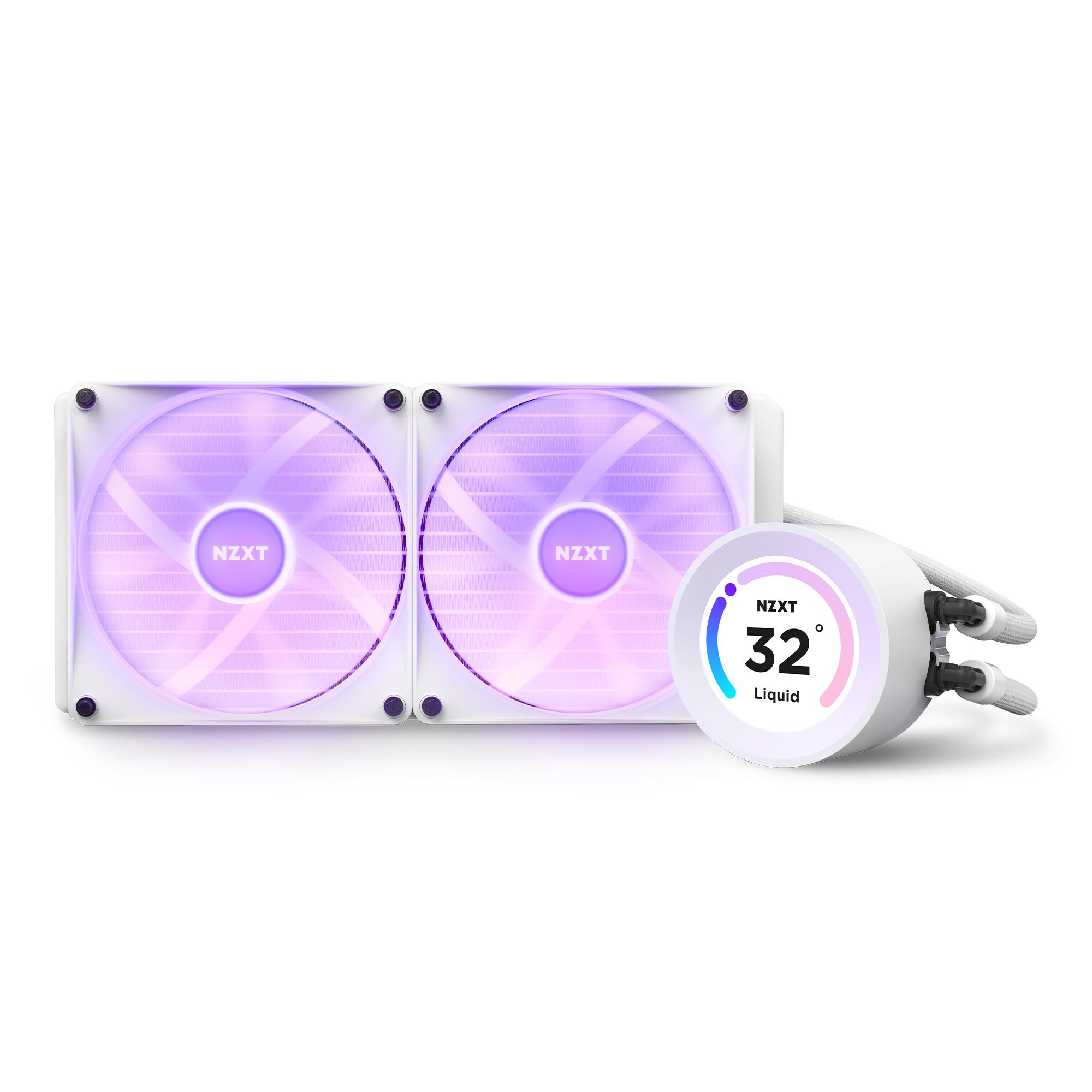 Водно охлаждане за процесор NZXT Kraken Elite RGB 280 White