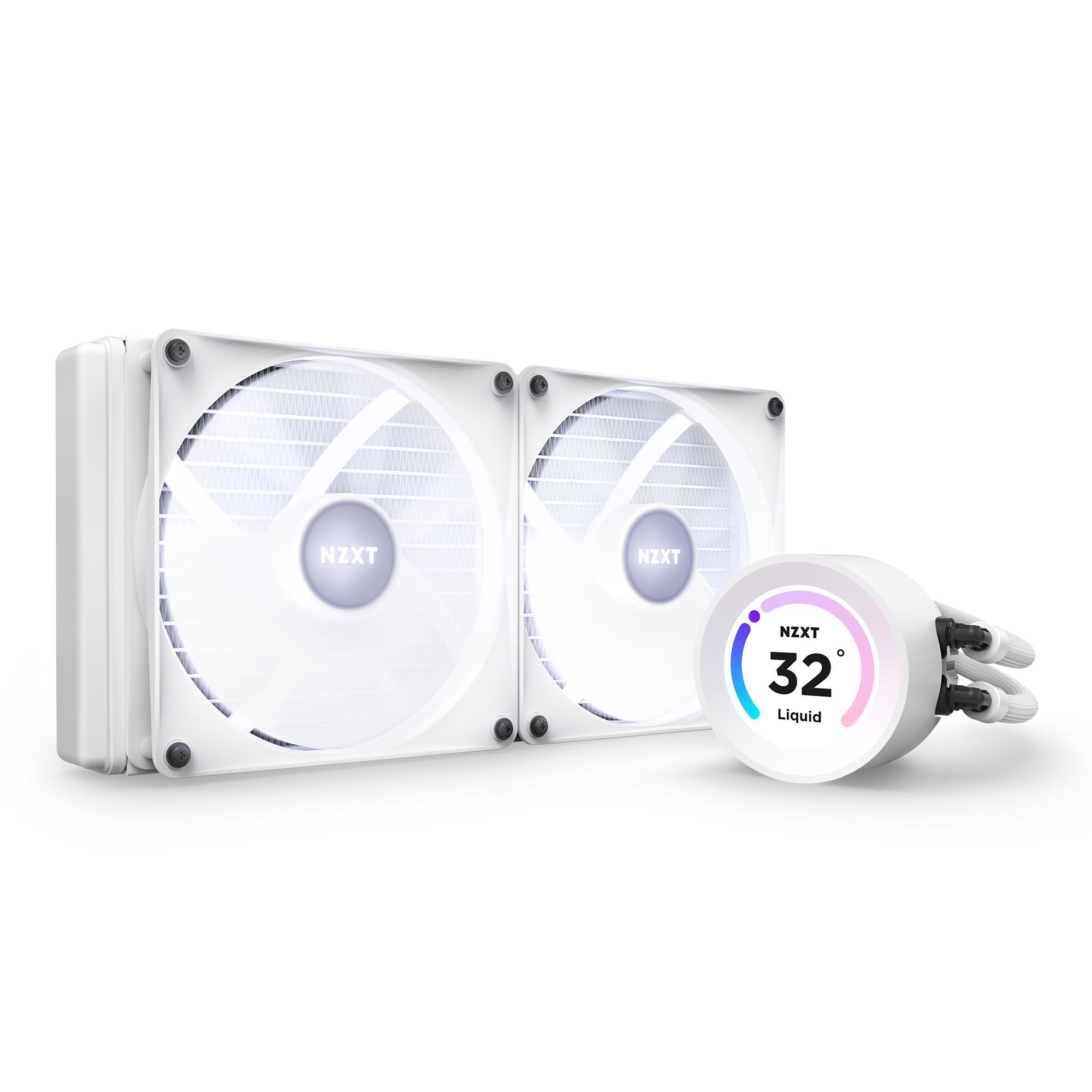 Водно охлаждане за процесор NZXT Kraken Elite RGB 280 White