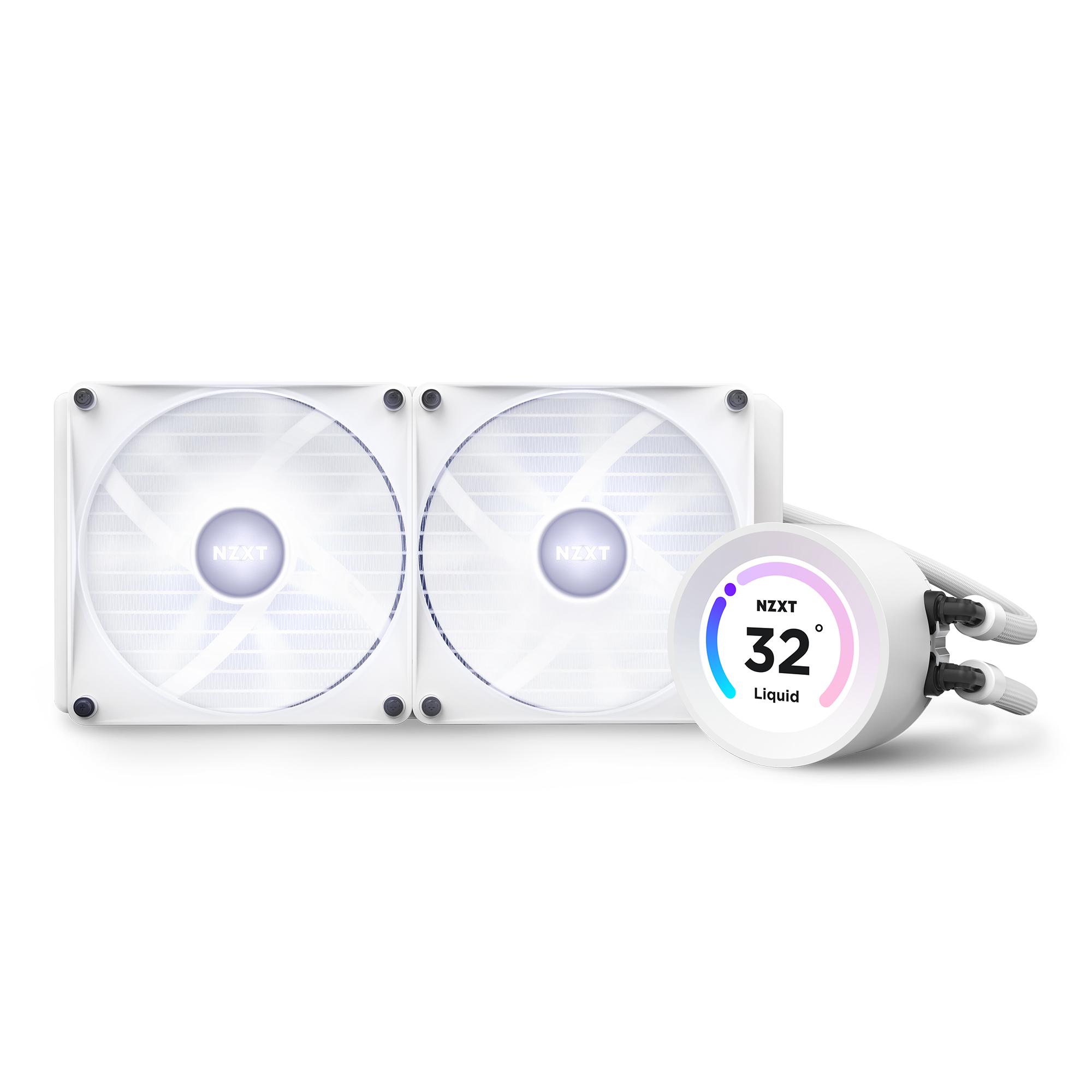 Водно охлаждане за процесор NZXT Kraken Elite RGB 280 White