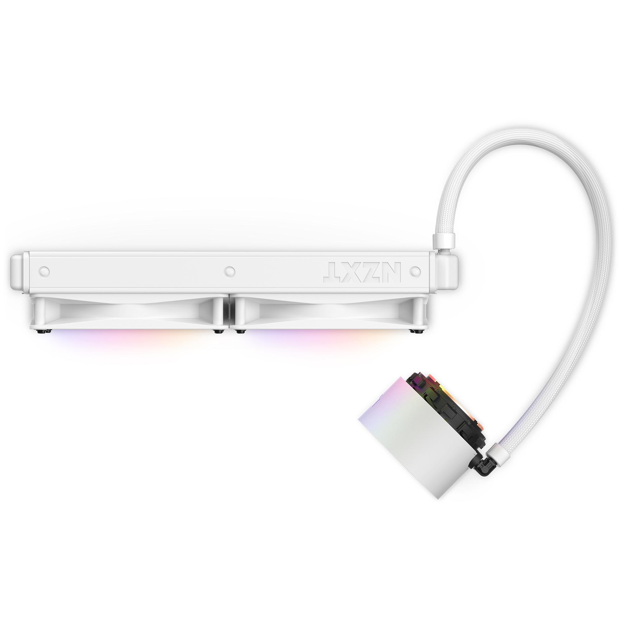 Водно охлаждане за процесор NZXT Kraken Elite RGB 280 White