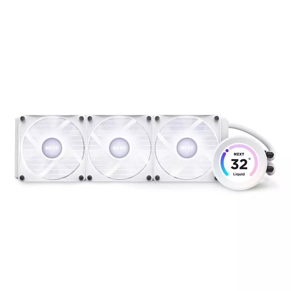 Водно охлаждане за процесор NZXT Kraken Elite 360 RGB White