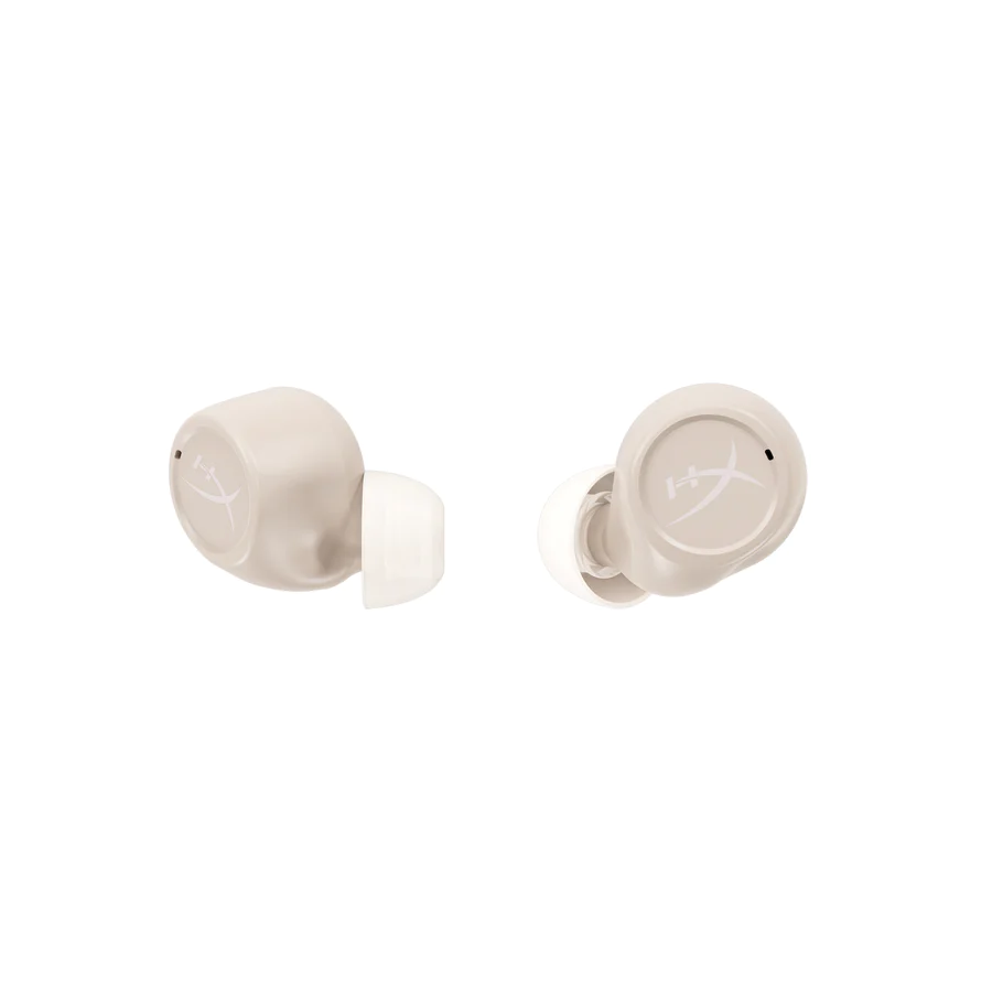 Геймърски Блутут слушалки тапи с микрофон HyperX Cirro Buds Pro Tan