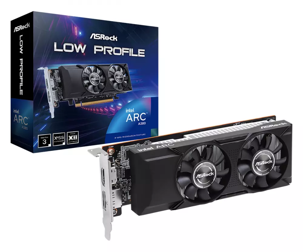Grafikkarte ASRock Intel ARC A380 Low Profile 6GB