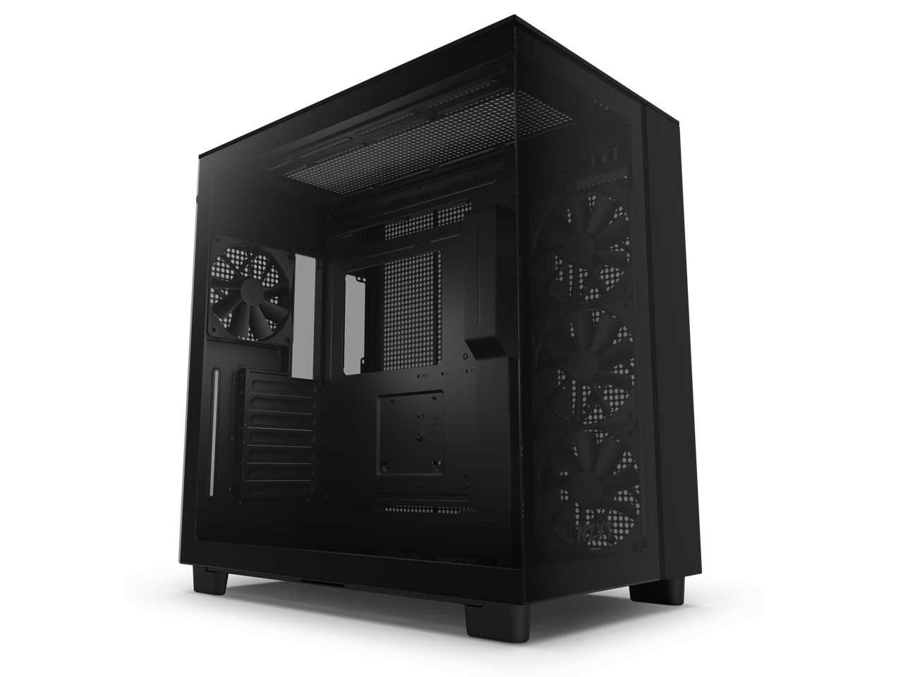 Кутия NZXT H9 Flow Matte Black Middle Tower