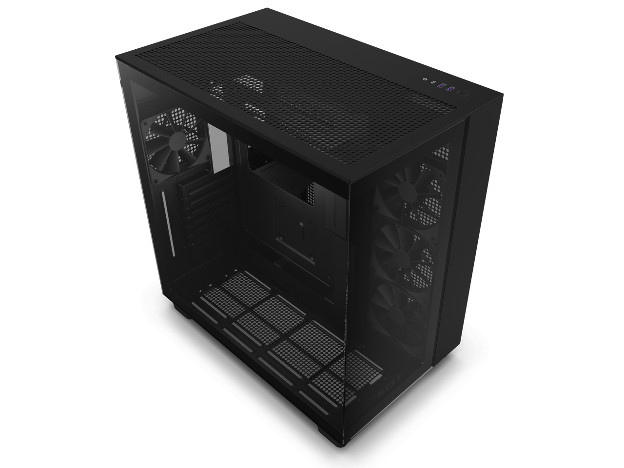 Кутия NZXT H9 Flow Matte Black Middle Tower