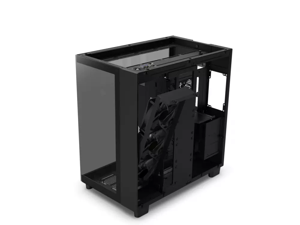 Кутия NZXT H9 Flow Matte Black Middle Tower