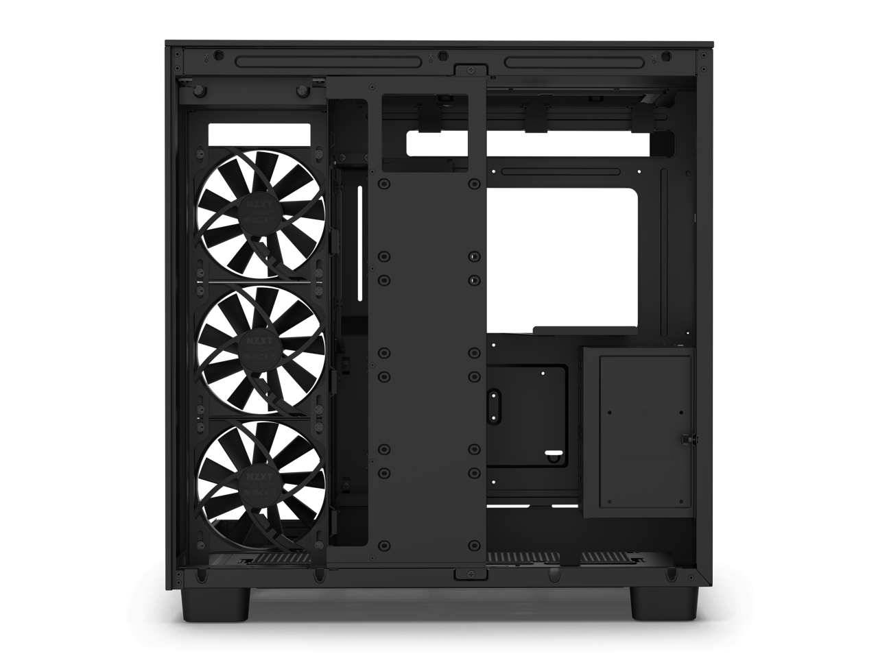 Кутия NZXT H9 Flow Matte Black Middle Tower