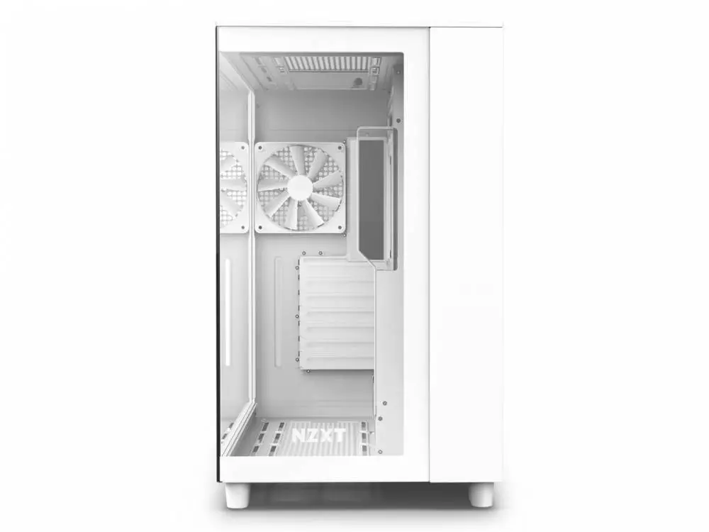 Кутия NZXT H9 Flow Matte White Middle Tower
