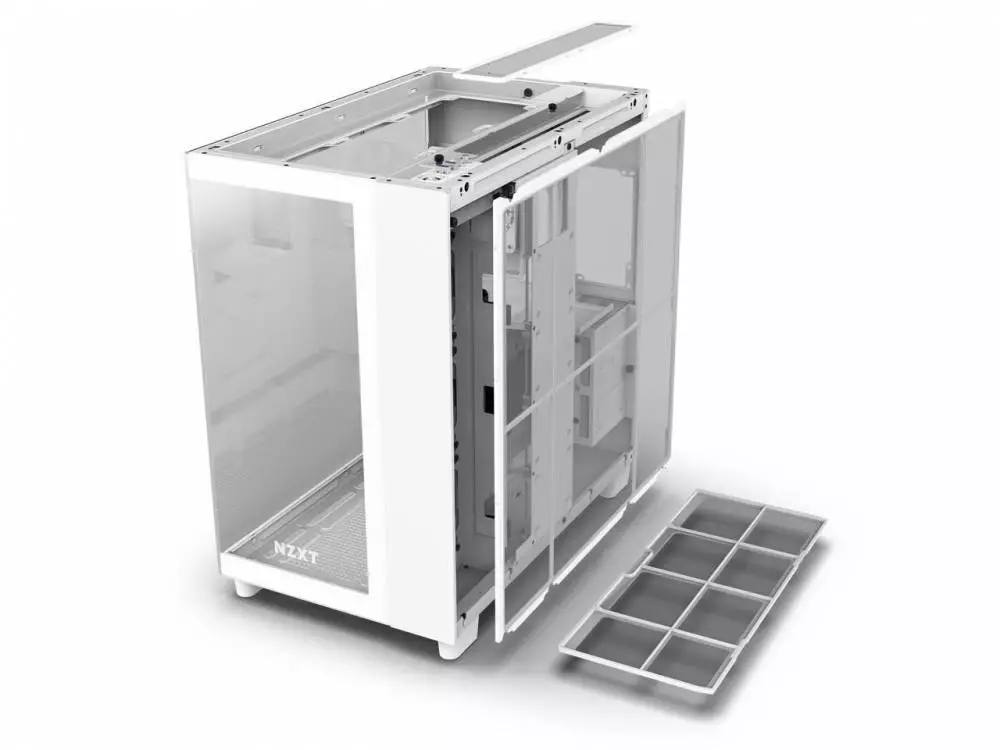 Кутия NZXT H9 Elite Matte White Middle Tower
