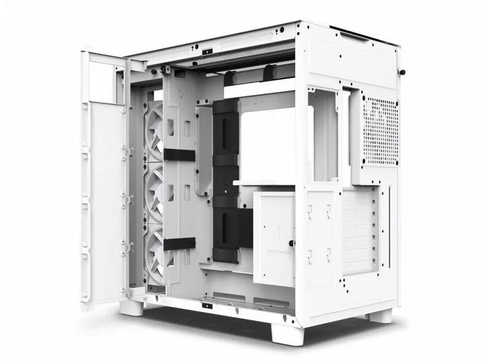 Кутия NZXT H9 Elite Matte White Middle Tower