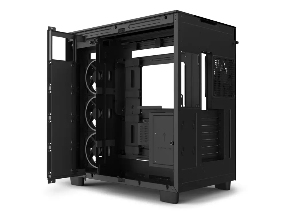Кутия NZXT H9 Elite Matte Black Middle Tower