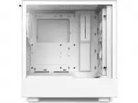 Кутия NZXT H5 Flow RGB Matte White Mid-Tower
