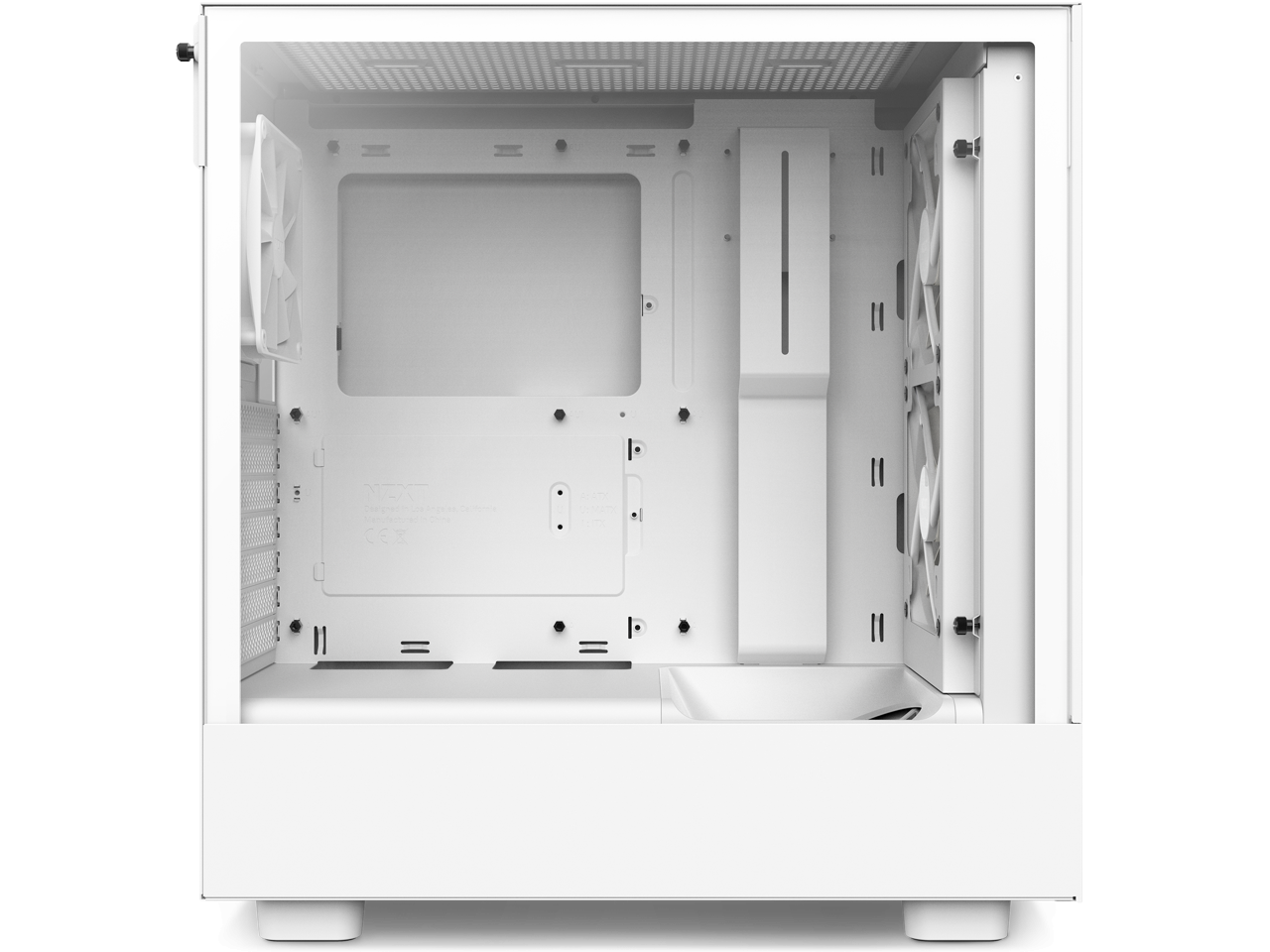 Кутия NZXT H5 Flow RGB Matte White Mid-Tower