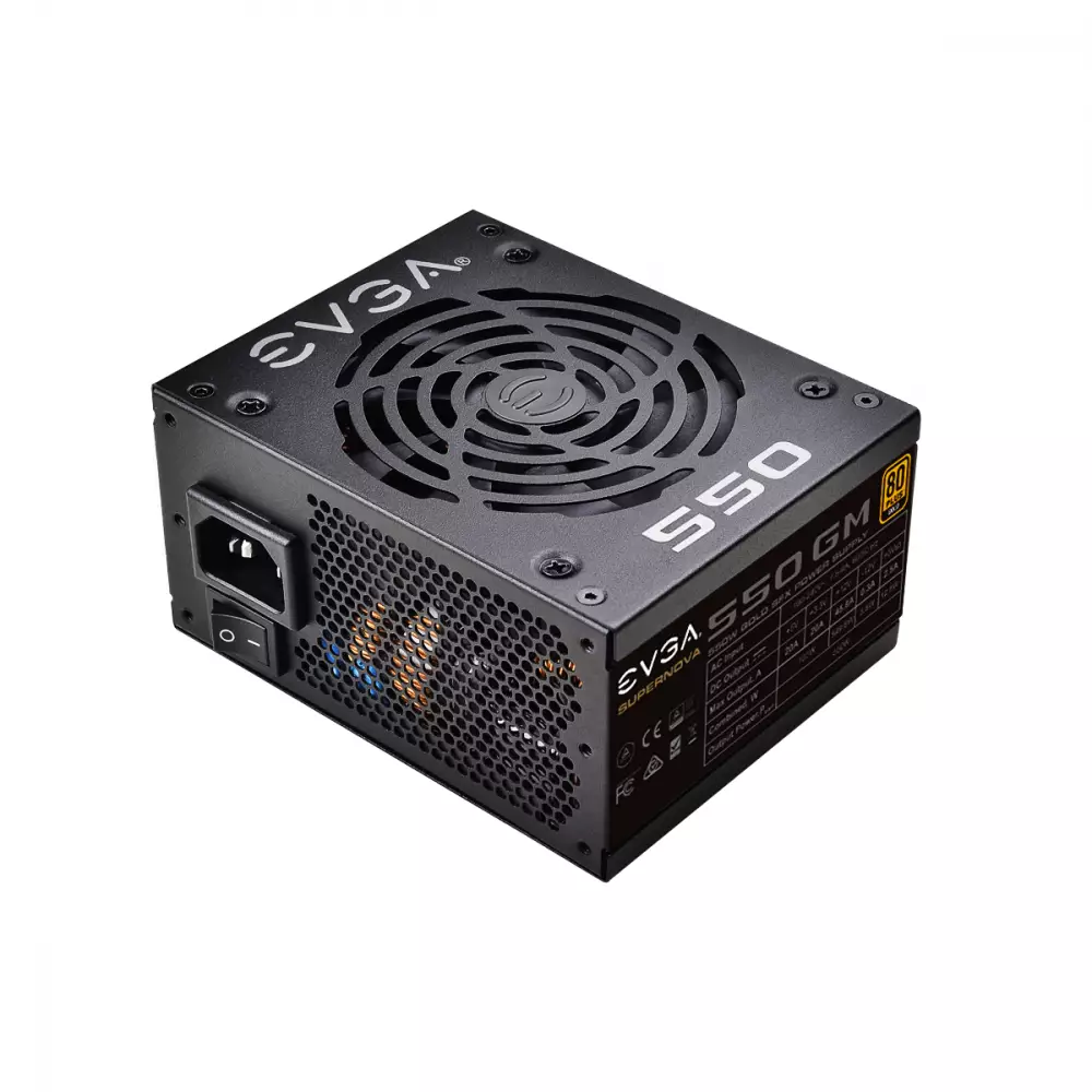 Захранване EVGA SuperNova 550GM 550W 80 Plus Gold Fully Modular SFX - 123-GM-0550-Y2