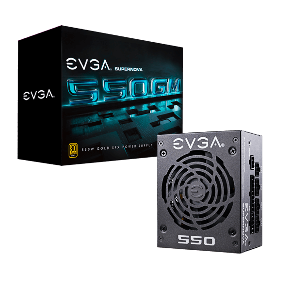 Захранване EVGA SuperNova 550GM 550W 80 Plus Gold Fully Modular SFX - 123-GM-0550-Y2