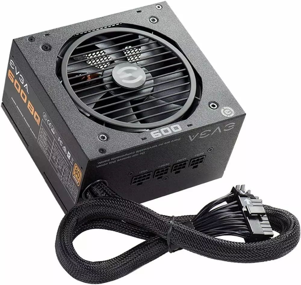 Захранване EVGA 600BQ 600W 80 Plus Bronze Semi Modular - 110-BQ-0600-K2